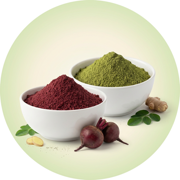 Thambuli powder blends with herbs mint moringa healthy mix