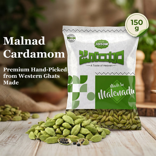 Malnad Cardamom (150 g) — Premium Hand-Picked Green Cardamom from the Western Ghats