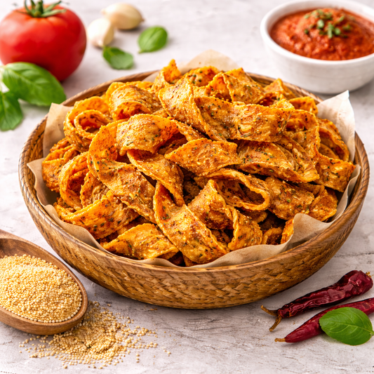 Foxtail Millet Tomato Ribbon