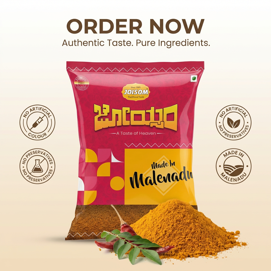 Amaranth Sambar Powder | Authentic Malnad Byadagi Chilli Masala | Joisom | 250 g