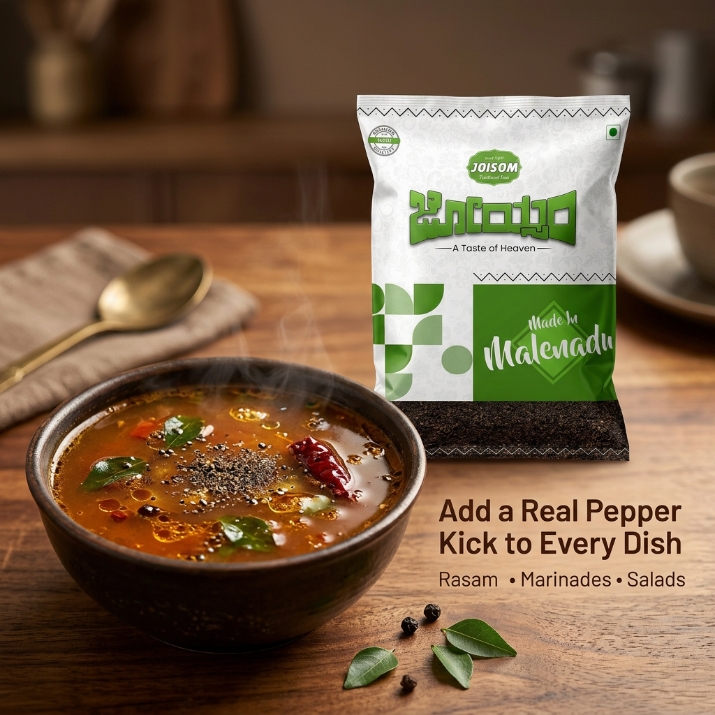 Malnad Pepper Powder (250 g) — Freshly Ground Black Pepper from the Western Ghats