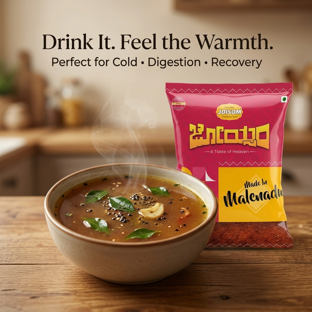 Amaranth Pepper & Garlic Rasam Powder | Bold Malnad Rasam Masala | Joisom | 250 g