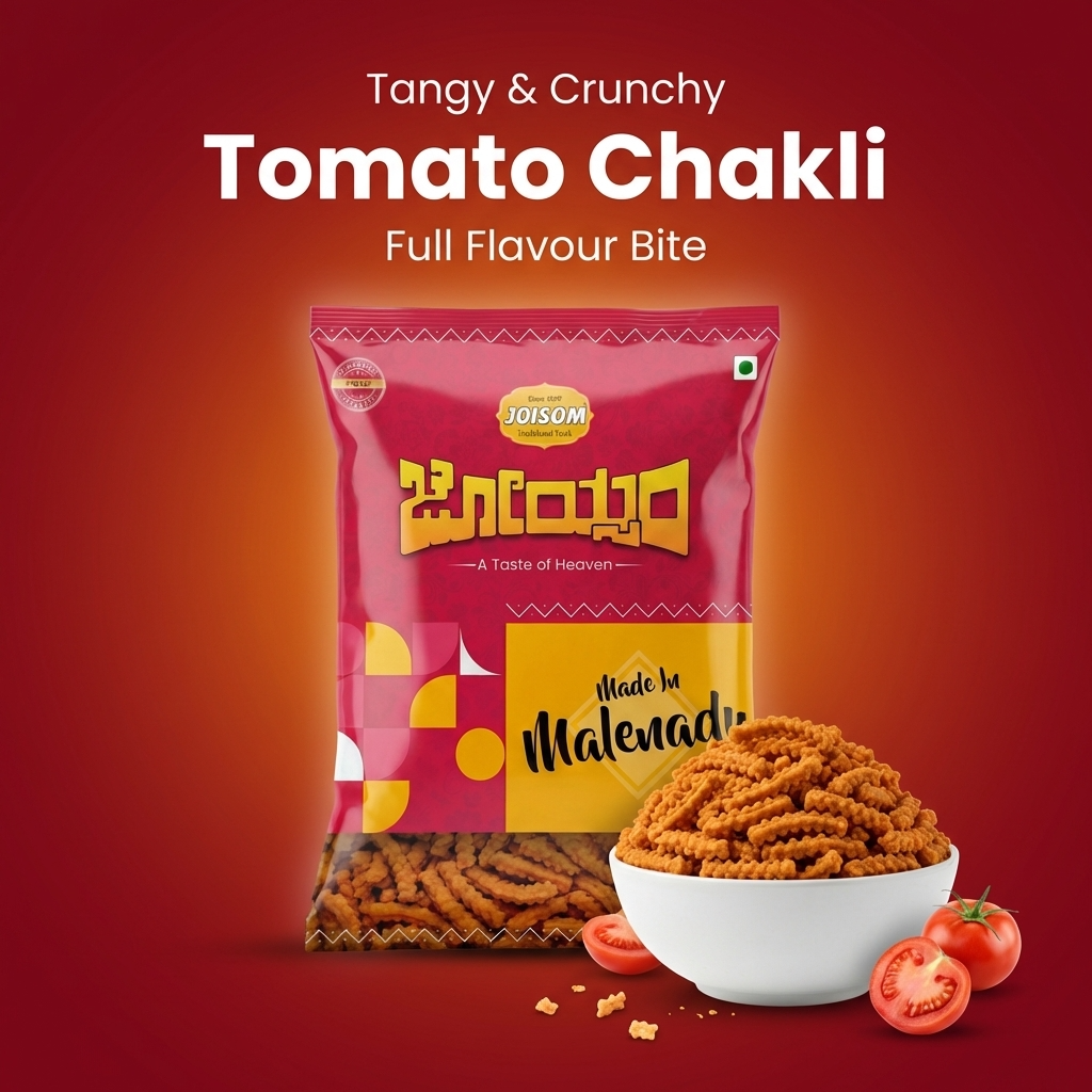 Snacks Combo 3 - Amaranth Tomato Chakli + Cream & Onion Sticks | Pack of 2 (300g)