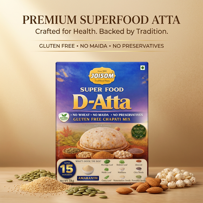 D-Atta | Amaranth-Based Multigrain Flour for Diabetic & Health-Conscious | Joisom | 1 kg